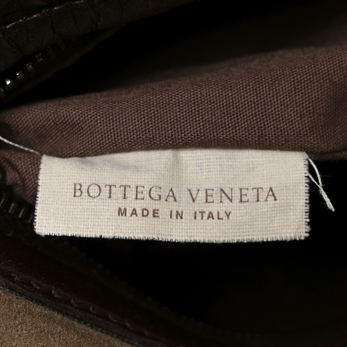 Nappa Intrecciato Large Belly Veneta Hobo Ebano