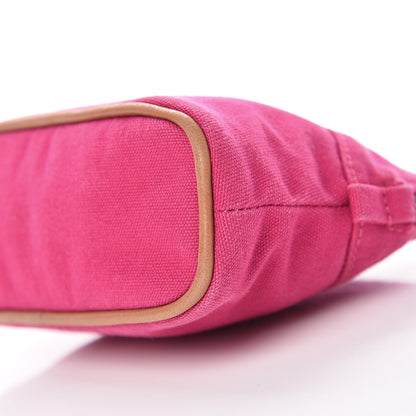 Hermes Cotton Canvas Bolide Travel Cosmetic Pouch 9 of 14