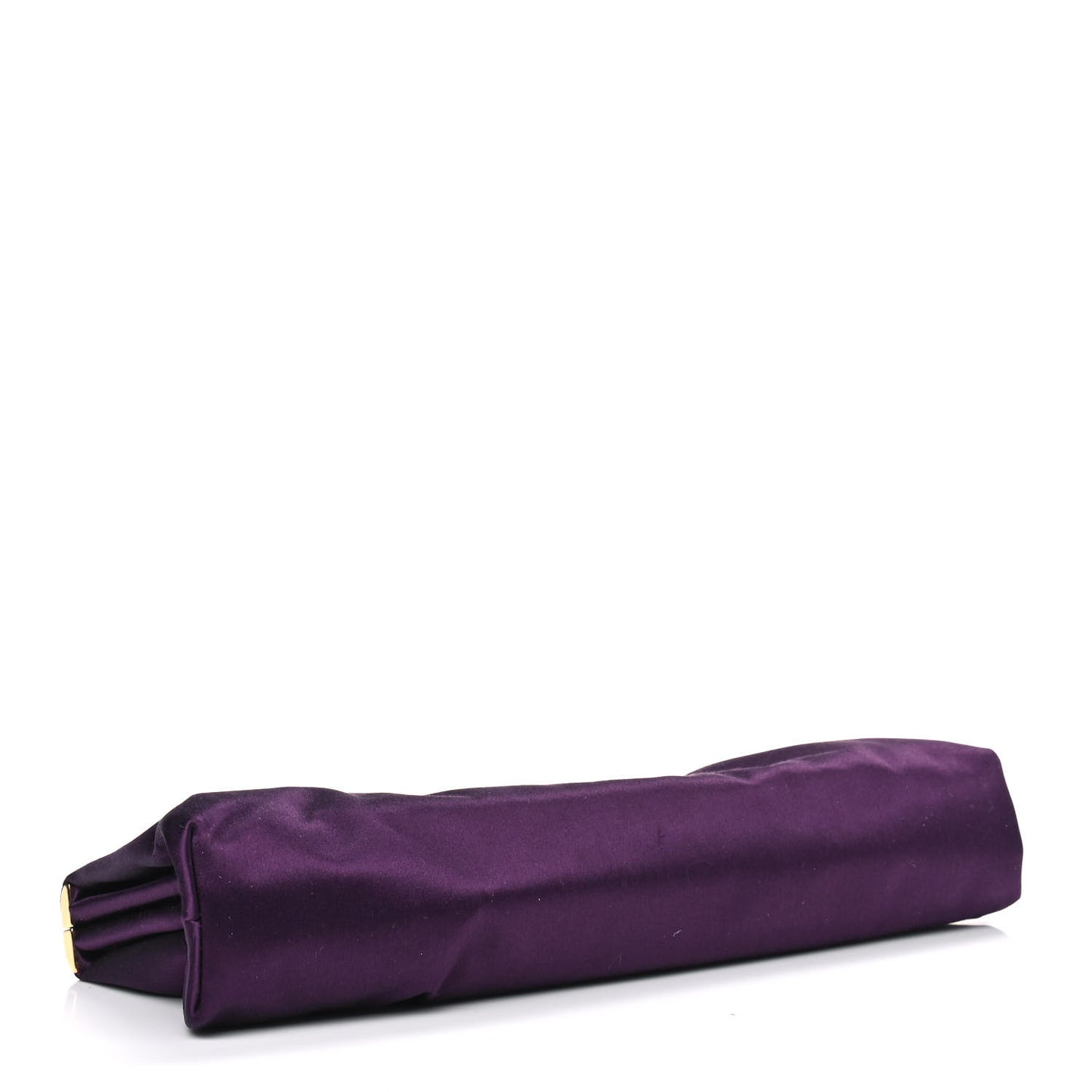 Satin Pochette Clutch Viola