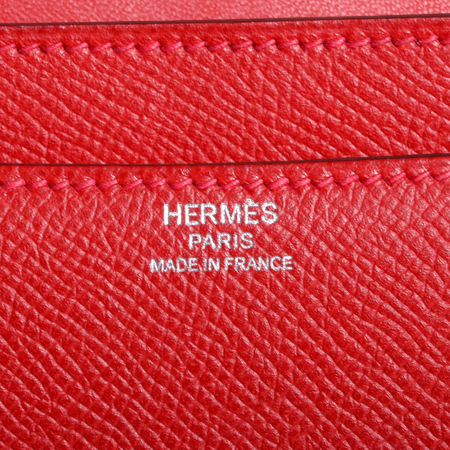 Hermes Epsom Constance Elan 25 Rouge Casaque 7 of 9