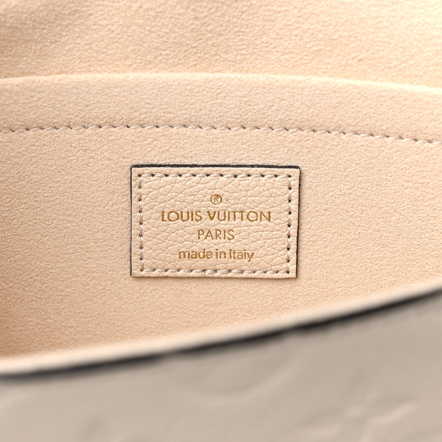 Louis Vuitton Empreinte Pochette Felicie Chain Wallet Cream 7 of 10