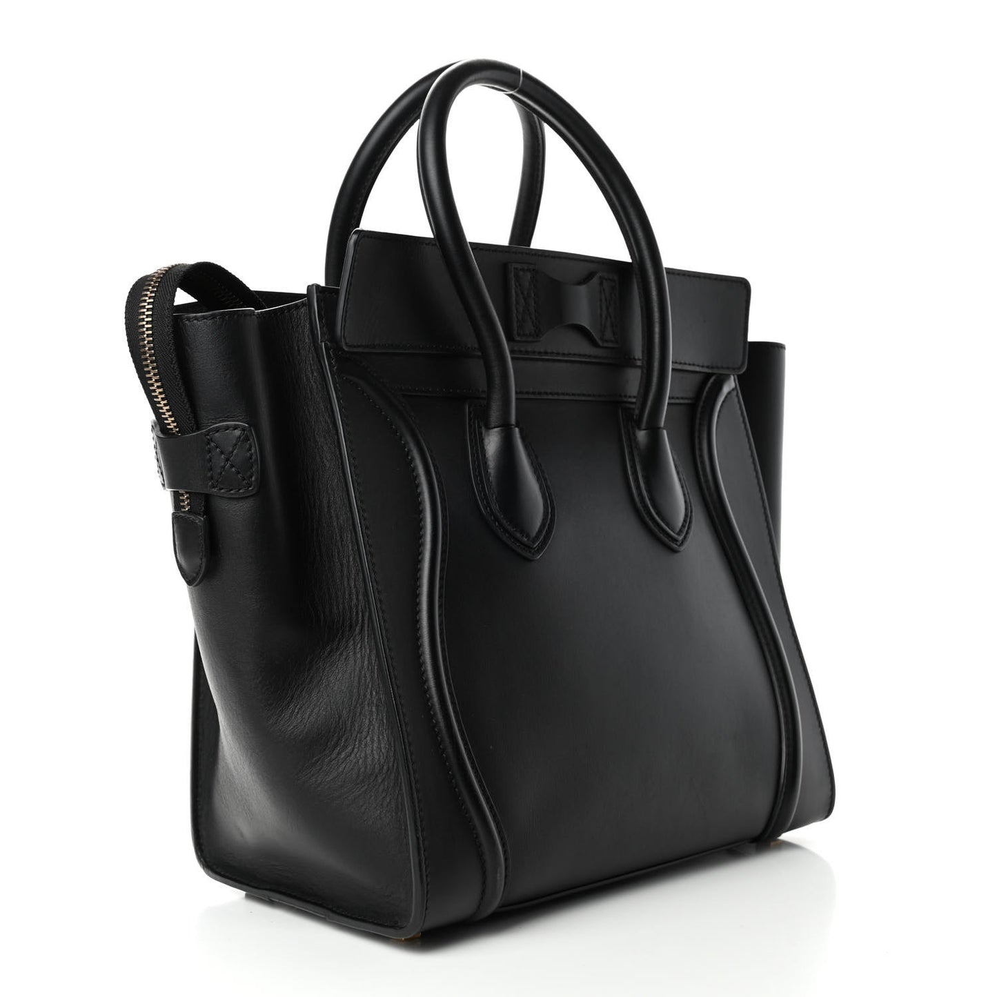 Smooth Calfskin Mini Luggage Black