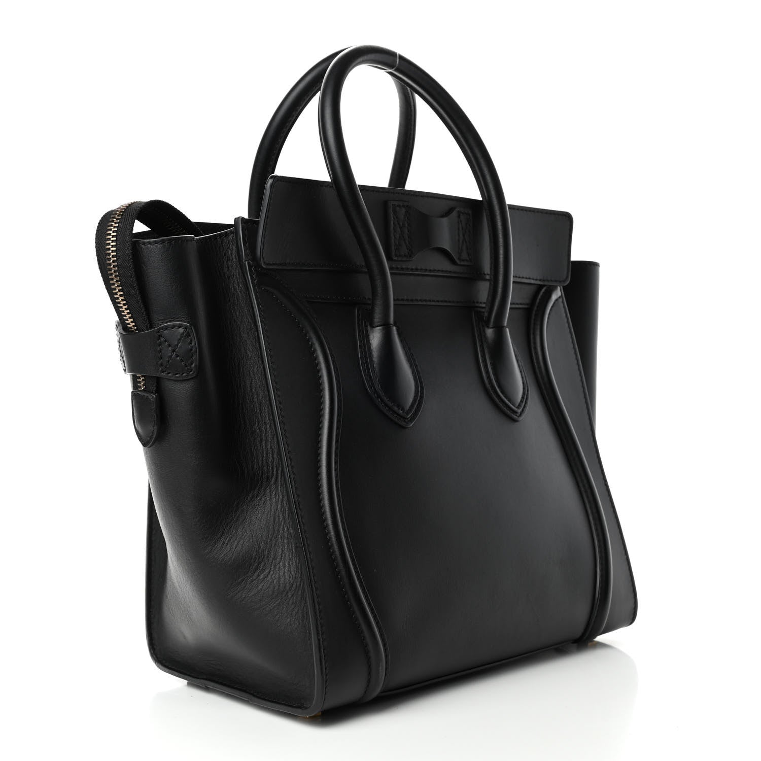 Celine Smooth Calfskin Mini Luggage Black 2 of 4