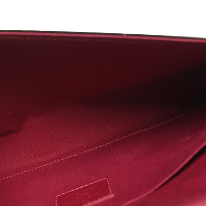 Louis Vuitton Vernis Felicie Chain Wallet Magenta 5 of 10