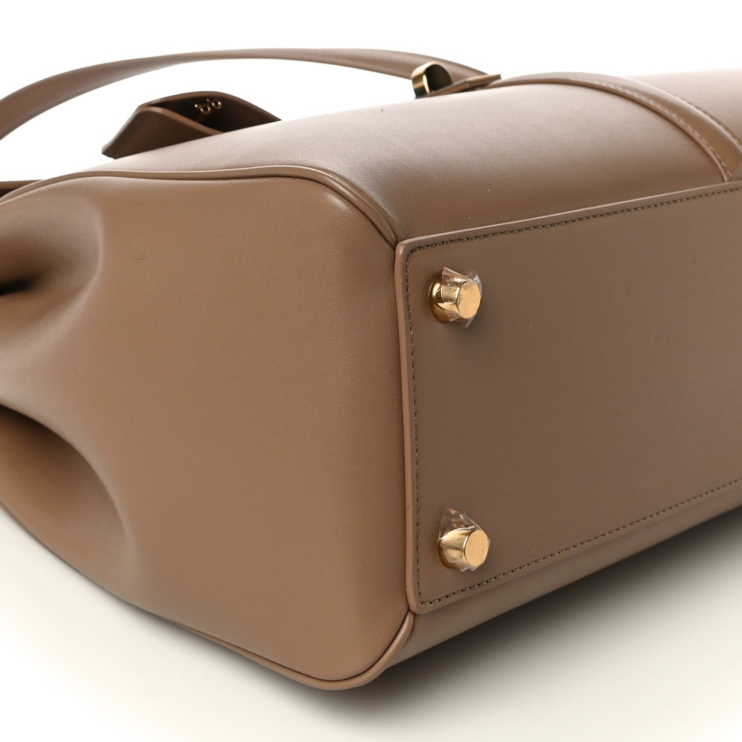 Celine Satinated Calfskin Medium 16 Top Handle Bag Beige 4 of 9