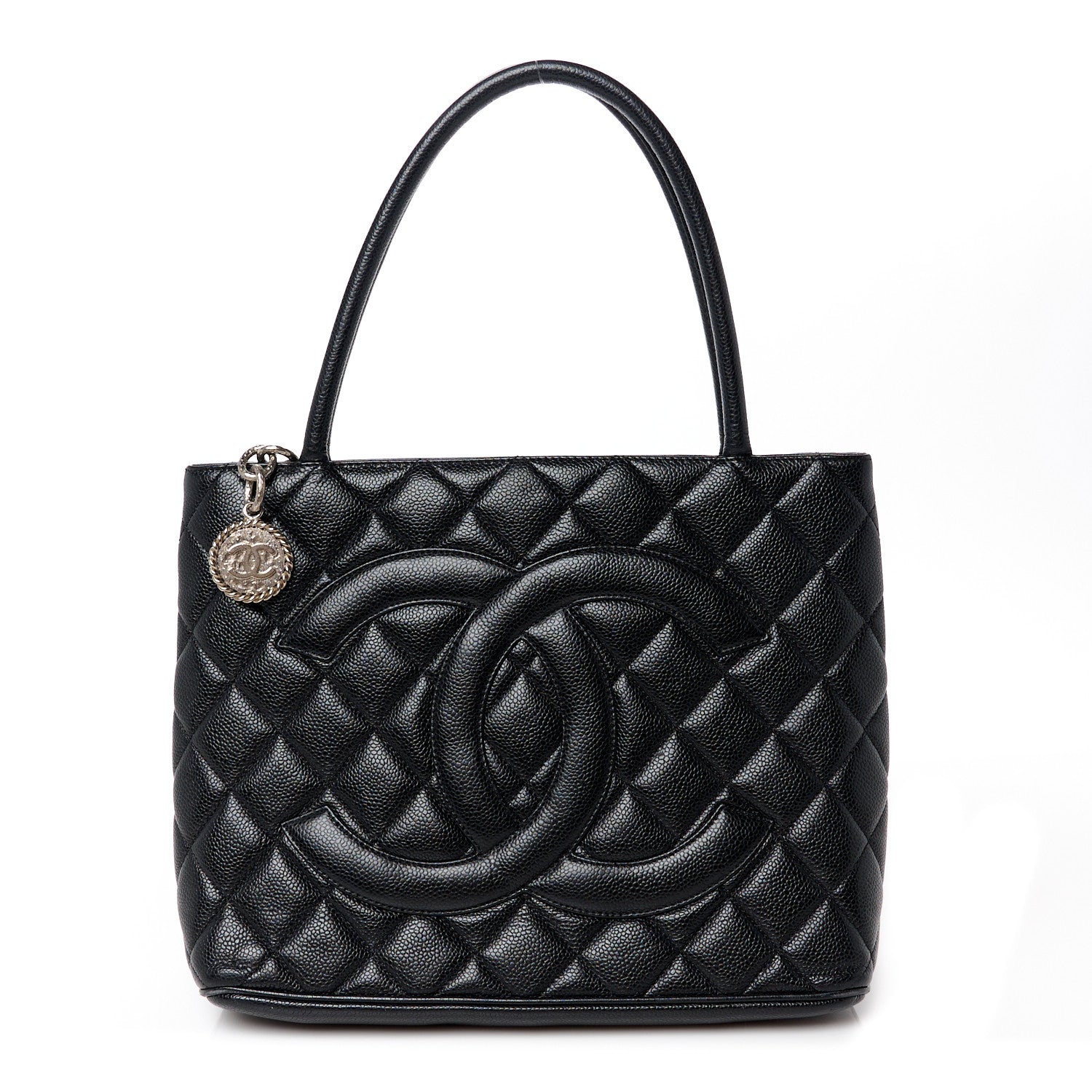 Chanel Caviar Quilted Medallion Tote Black 1 of 10