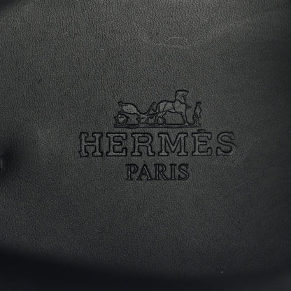 Hermes Glossed Calfskin Funk Ankle Boots 37.5 Black 7 of 9