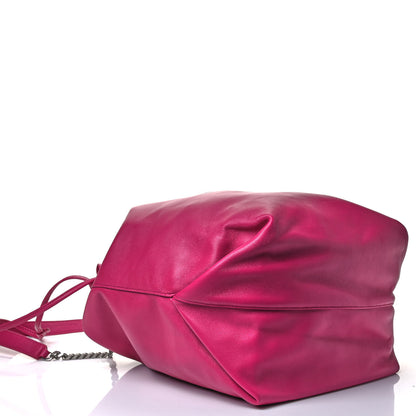 Saint Laurent Lambskin Teddy Drawstring Bag Freesia 3 of 5