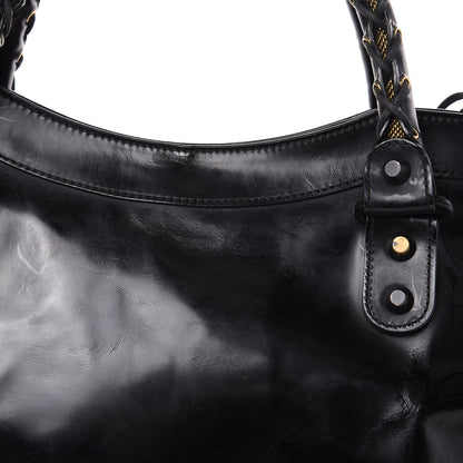 Balenciaga Glazed Calfskin Classic Hardware City Black 13 of 17
