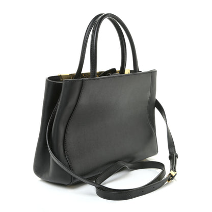Fendi Vitello Elite Petite 2Jours Tote Black 3 of 19