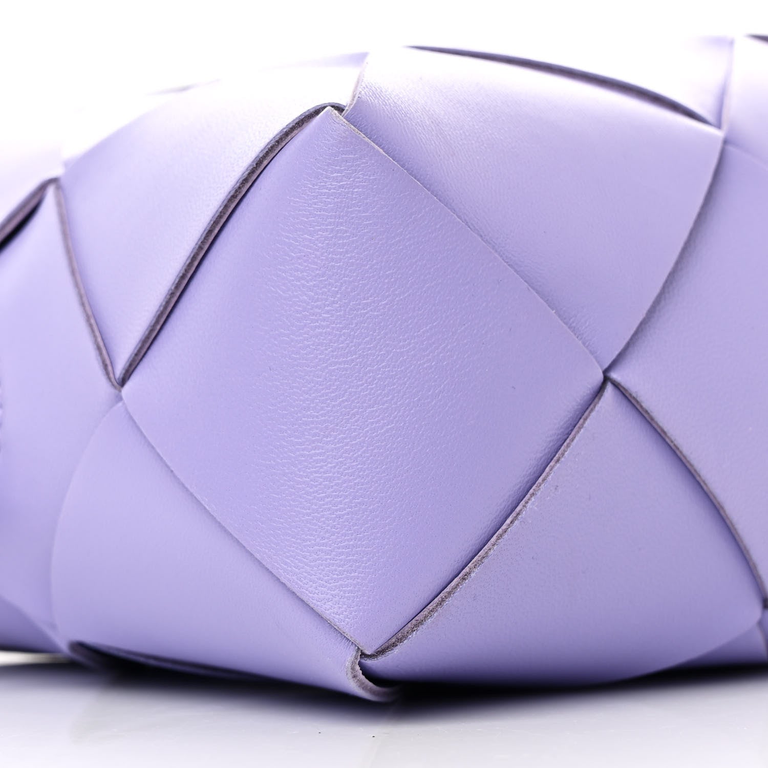 Bottega Veneta Lambskin Maxi Intrecciato Small Cassette Camera Bag Wisteria 8 of 9