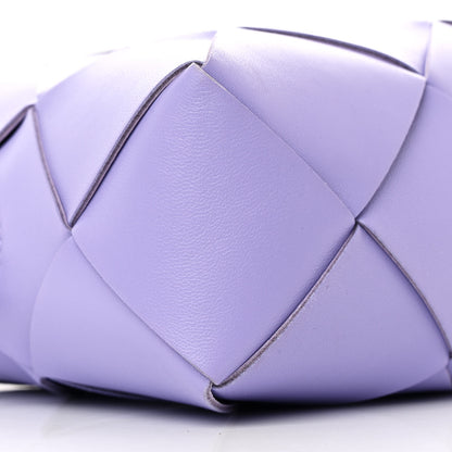 Bottega Veneta Lambskin Maxi Intrecciato Small Cassette Camera Bag Wisteria 8 of 9