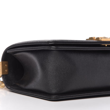 Chanel Caviar Quilted Medium Boy Flap Black 6 of 10