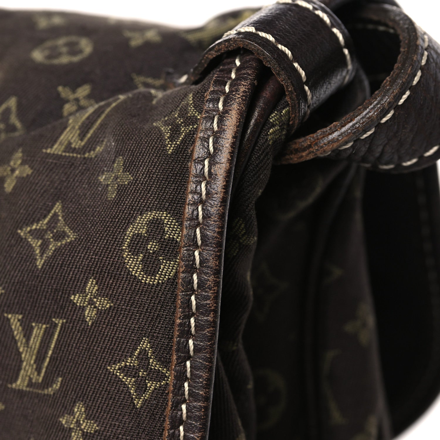 Louis Vuitton Monogram Mini Lin Saumur Ebene 11 of 12