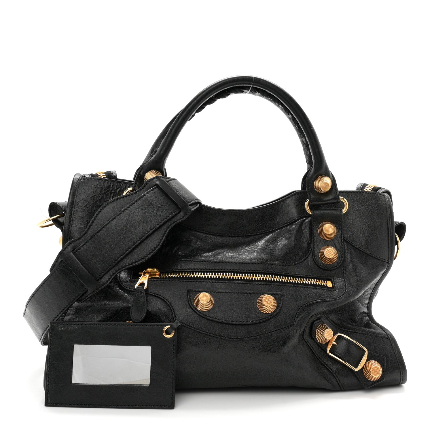 Balenciaga Agneau Giant 21 Gold Hardware City Black 1908897
