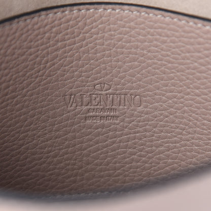 Valentino Garavani Pebbled Calfskin Medium Rockstud Flip Lock Crossbody Bag Poudre 6 of 8