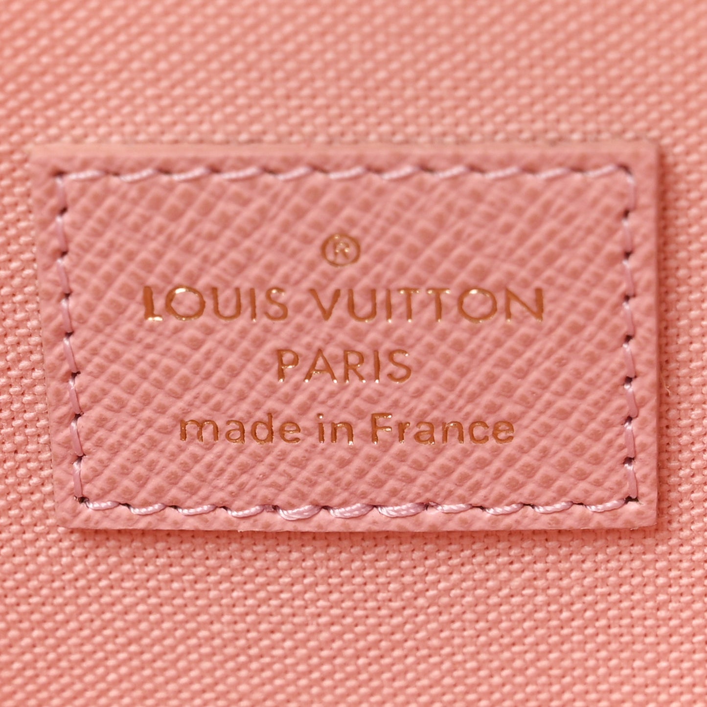 Damier Azur Pochette Felicie Chain Wallet Rose Ballerine