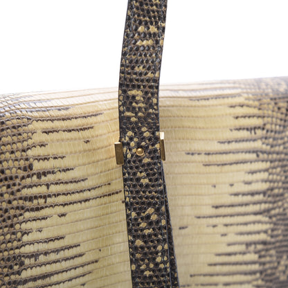 Celine Lizard Medium Classic Box Flap Bag Natural 10 of 10