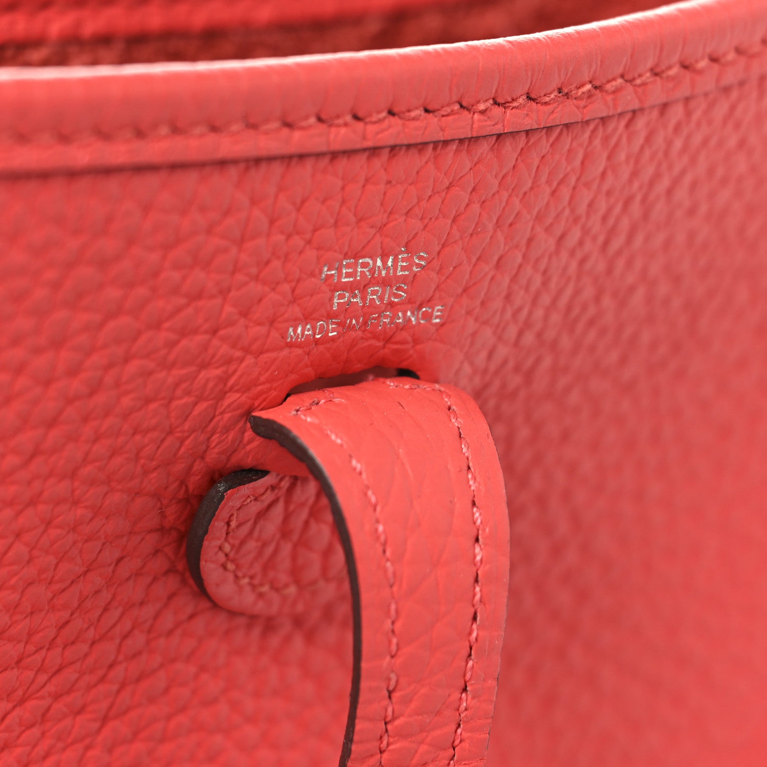 Hermes Taurillon Clemence Amazone Evelyne TPM Bougainvillea Rouge