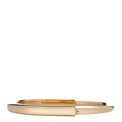 Tiffany 18K Yellow Gold Tiffany Lock Bangle Bracelet 1 of 4