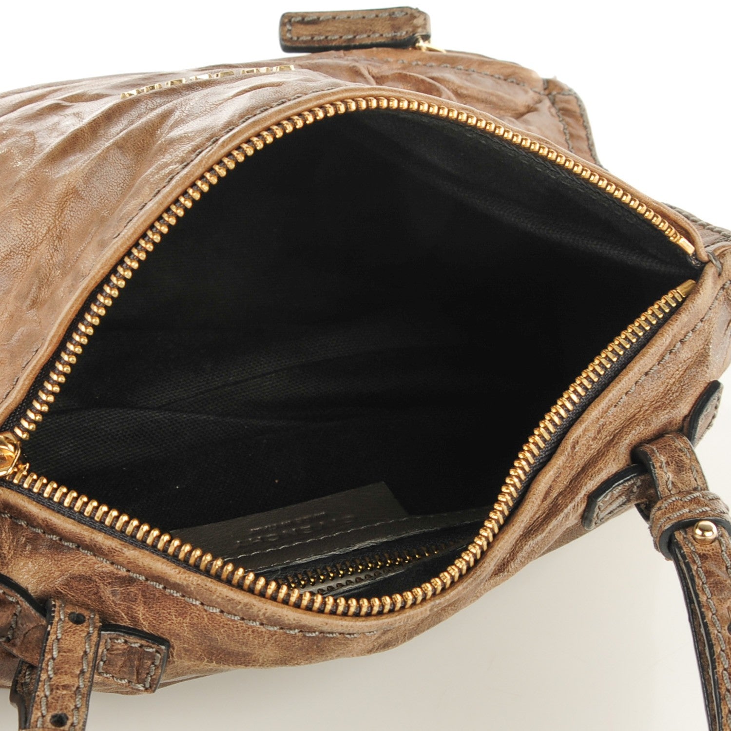 Givenchy Tumbled Sheepskin Mini Pandora Charcoal 5 of 7