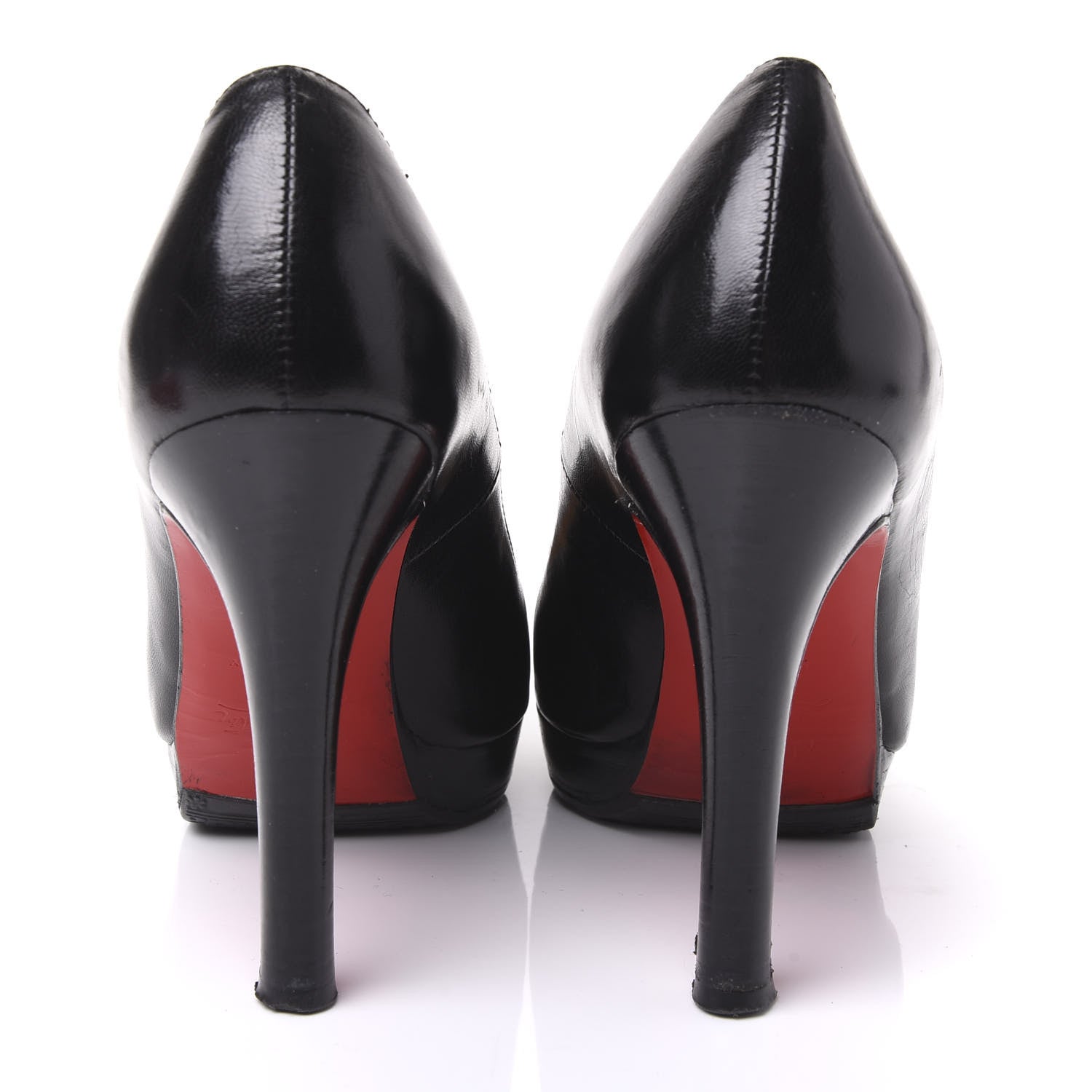 Christian Louboutin Kid Bruges 120 Pumps 35.5 Black 7 of 10