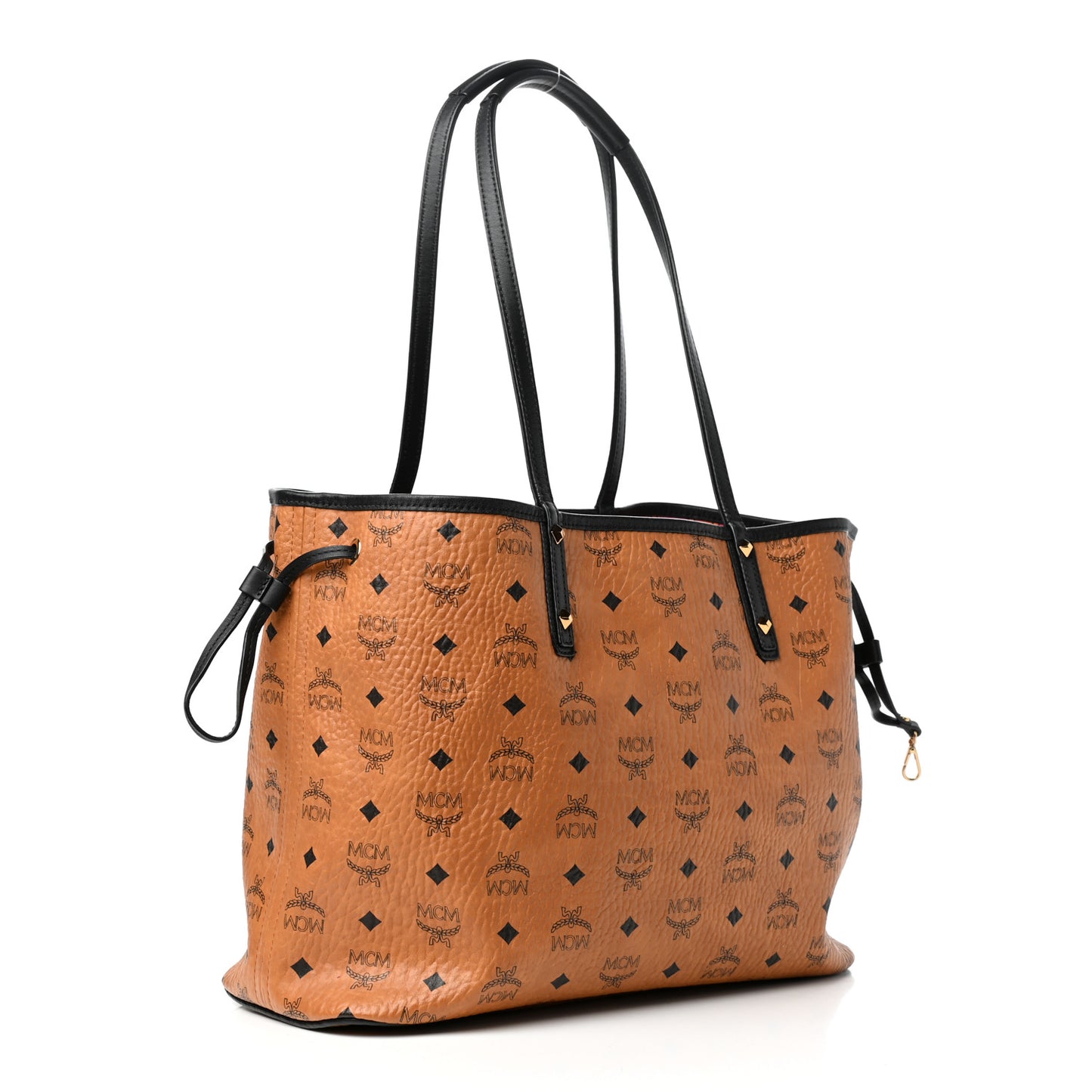 Visetos Medium Project Reversible Shopper Tote Cognac