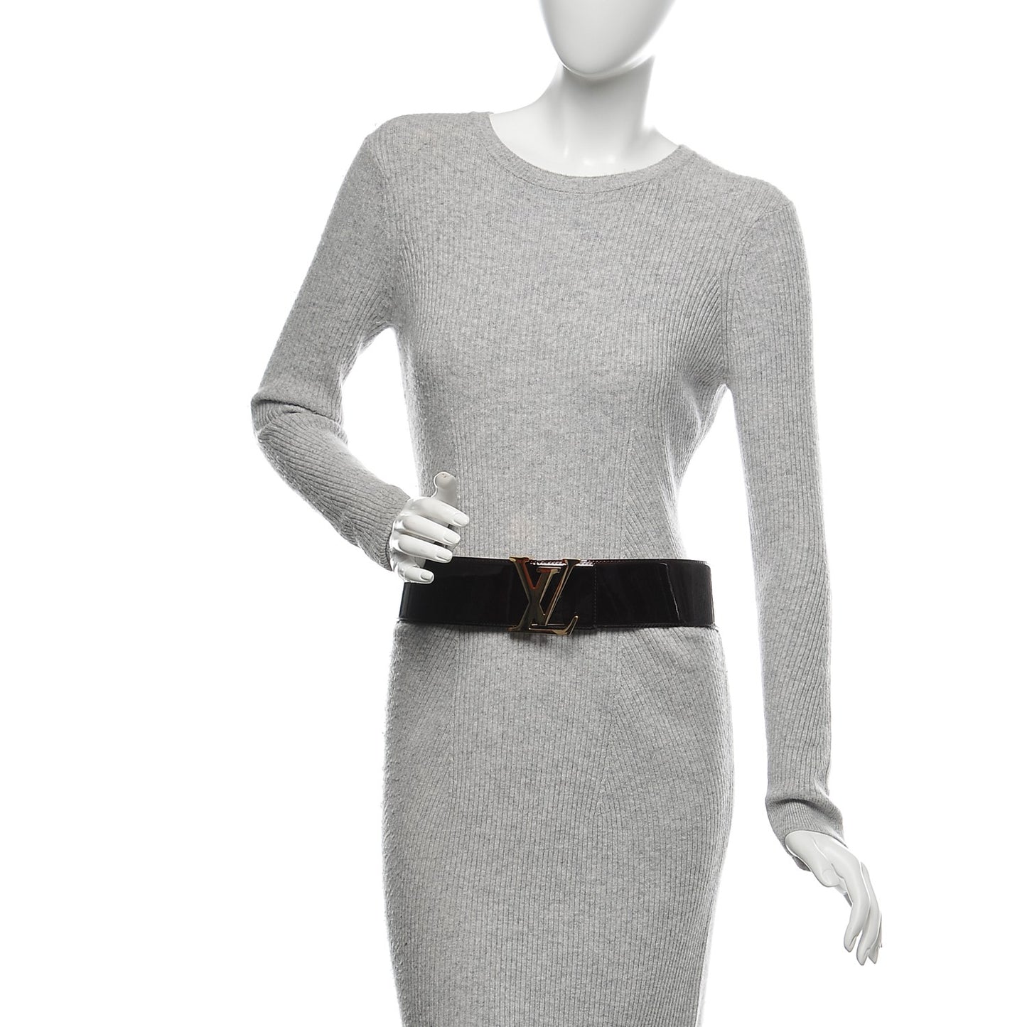 Patent LV Facettes Belt 85 34 Amarante