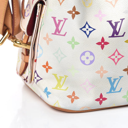 Louis Vuitton Monogram Multicolor Petit Noe White 10 of 18