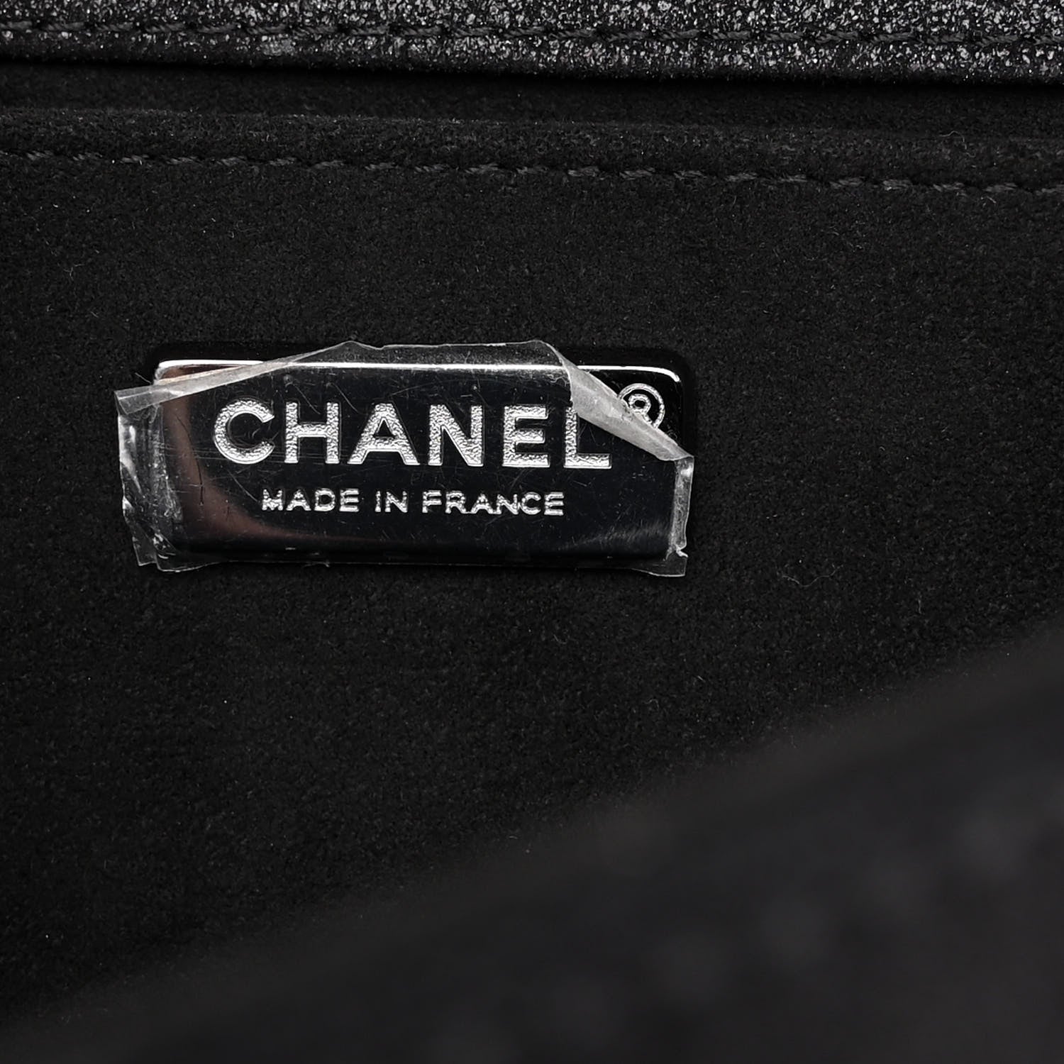 Chanel Patent Iridescent Calfskin Sequin Medium Boy Flap Bag Black 5 of 11