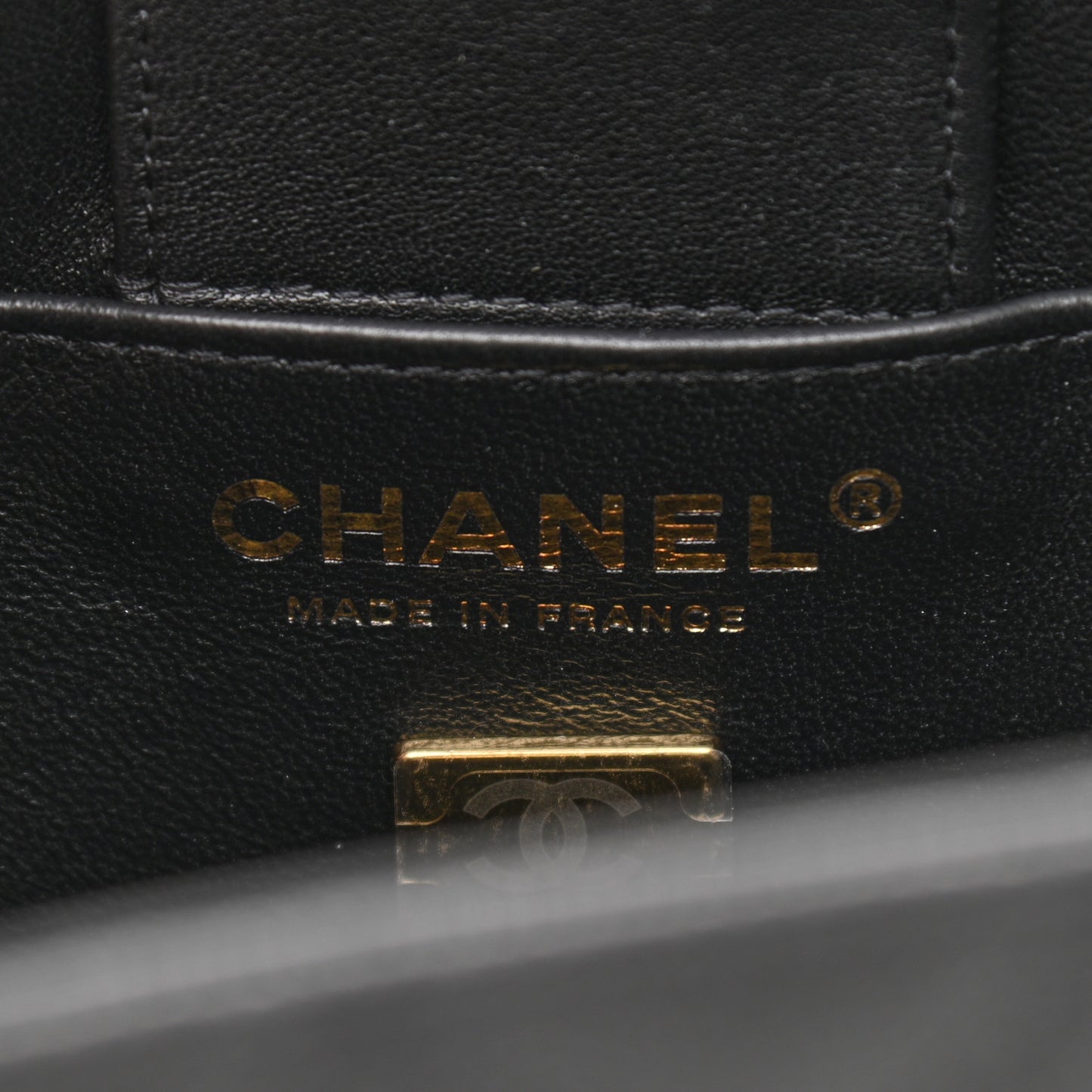 Caviar Quilted Mini Bucket Bag Black