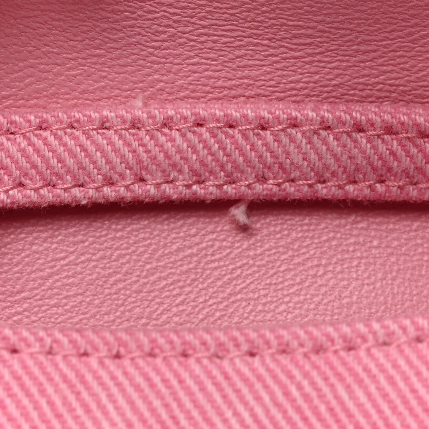 Washed Denim Hourglass Top Handle Bag Mini Denim Pink