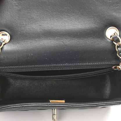 Chanel Lambskin Quilted Mini Rectangular Flap Black 5 of 11