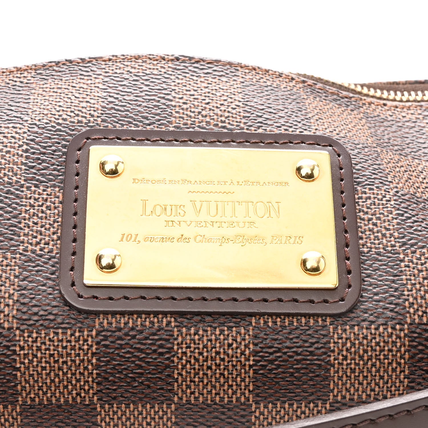 Louis Vuitton Damier Ebene Eva Clutch 6 of 11