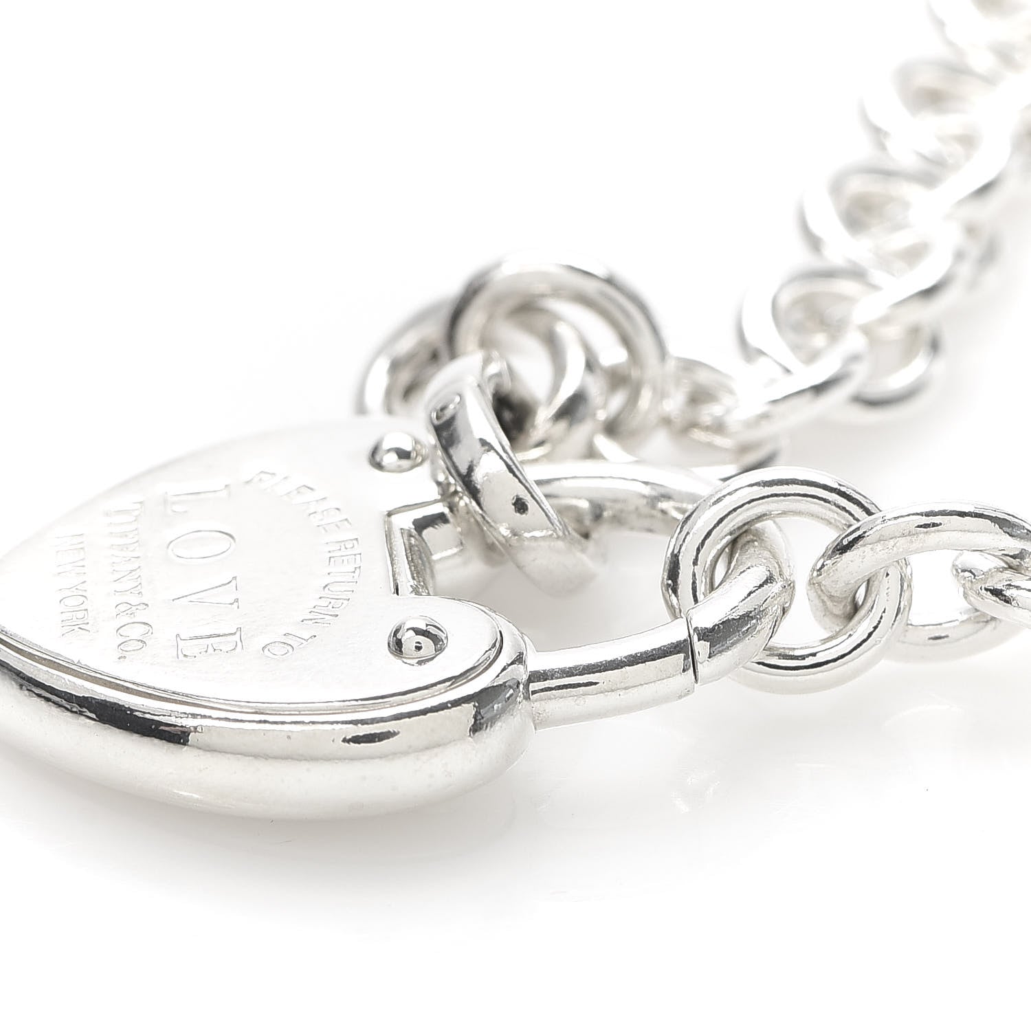 Tiffany Sterling Silver Return to Love Lock Bracelet 4 of 4