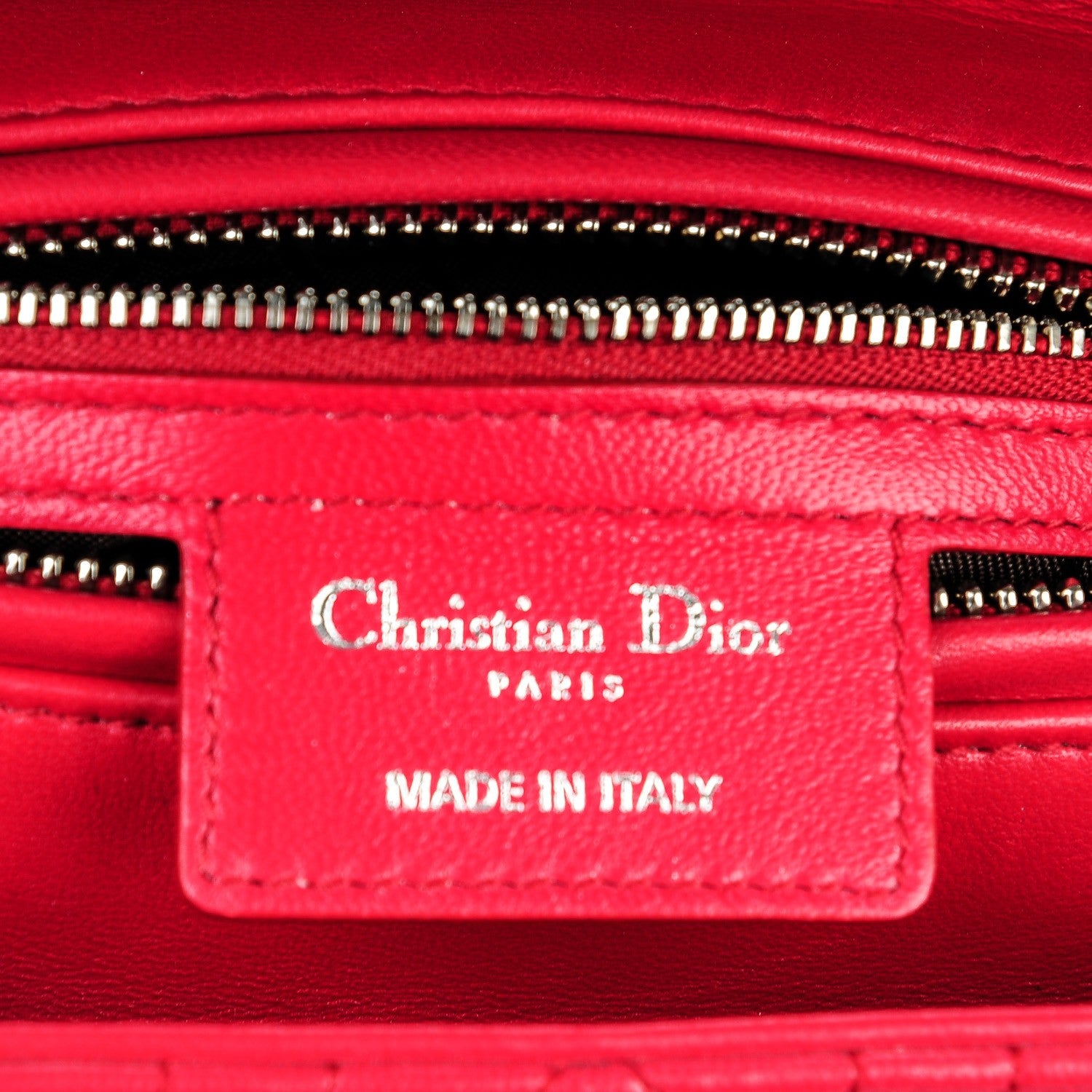 Christian Dior Lambskin Cannage Medium Lady Dior Fuchsia 6 of 7