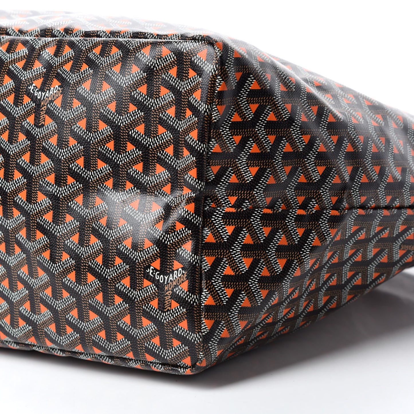 Goyardine Saint Louis Claire Voie GM Black Orange