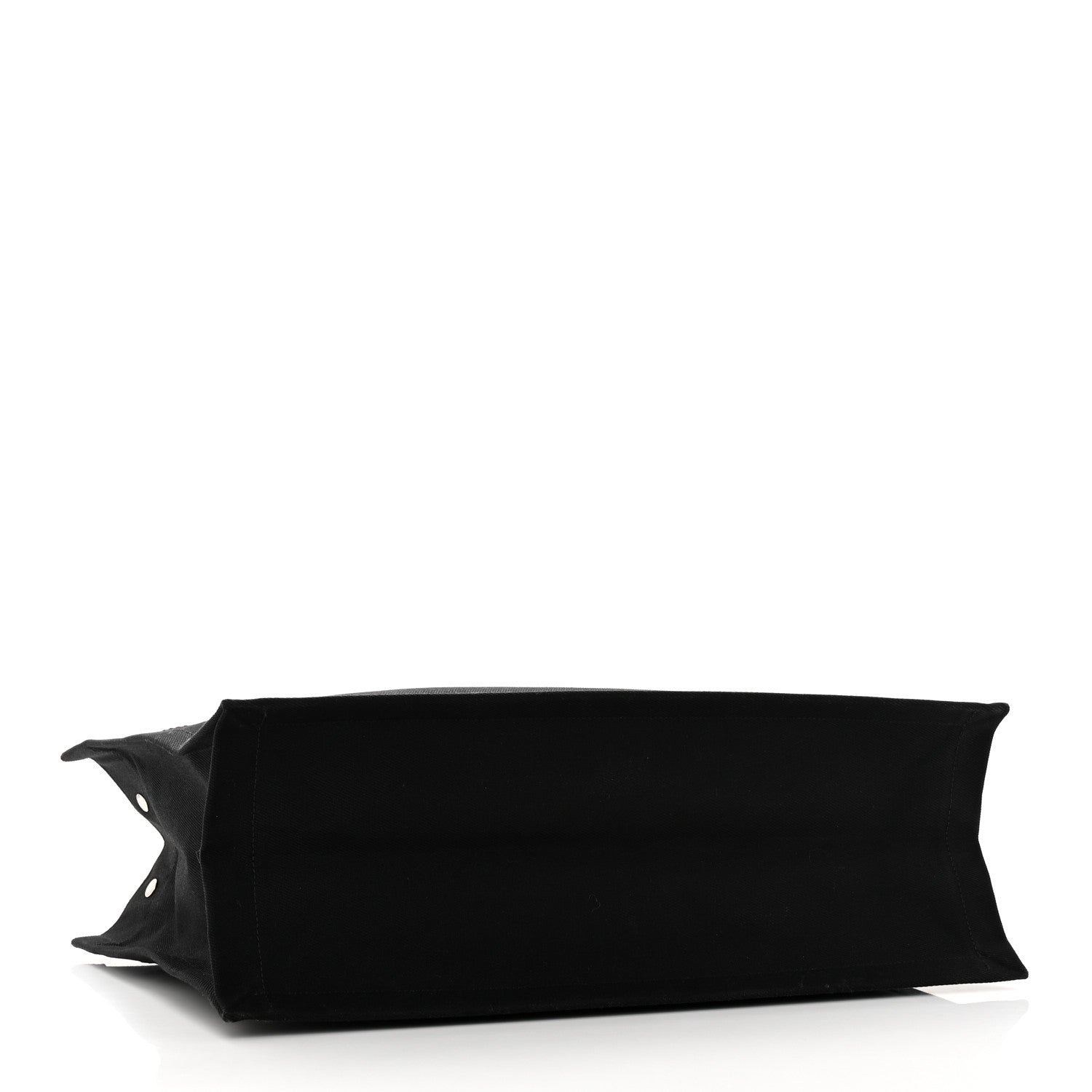 Saint Laurent Linen Calfskin Rive Gauche Tote Black 4 of 15
