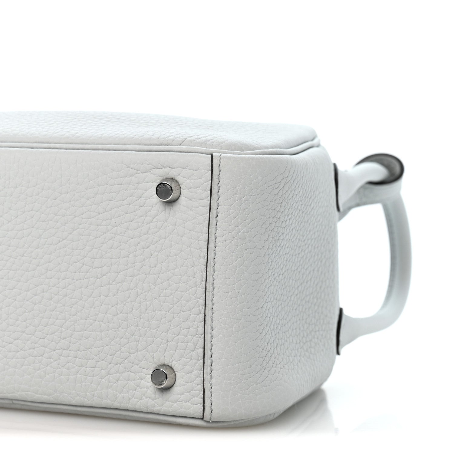 Hermes Taurillon Clemence Mini Lindy 20 Bleu Pale 9 of 9