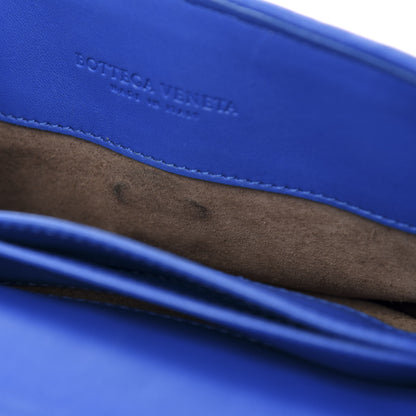 Bottega Veneta Nappa Intrecciato Baby Olimpia Shoulder Bag Signal Blue 10 of 12