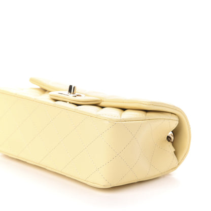 Chanel Lambskin Quilted Mini Rectangular Flap Light Yellow 9 of 11
