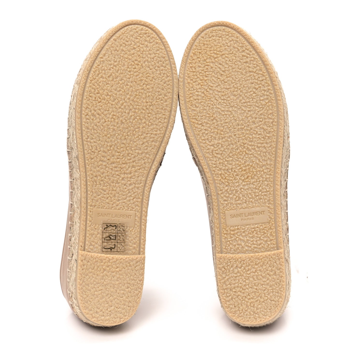 Lambskin Monogram Espadrilles 35 Nude