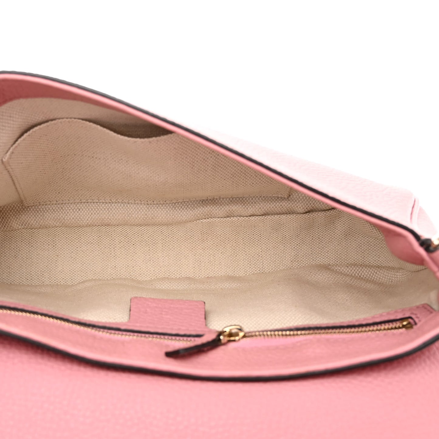 Pebbled Calfskin Medium Soho Flap Crossbody Pink