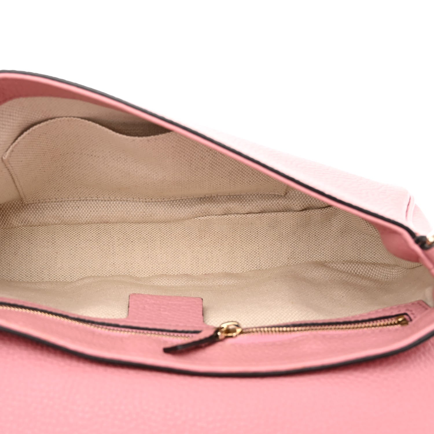 Gucci Pebbled Calfskin Medium Soho Flap Crossbody Pink 5 of 10