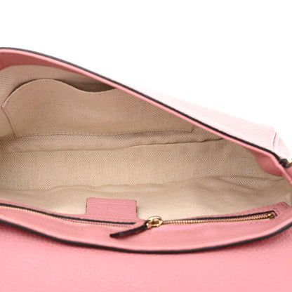 Gucci Pebbled Calfskin Medium Soho Flap Crossbody Pink 5 of 10