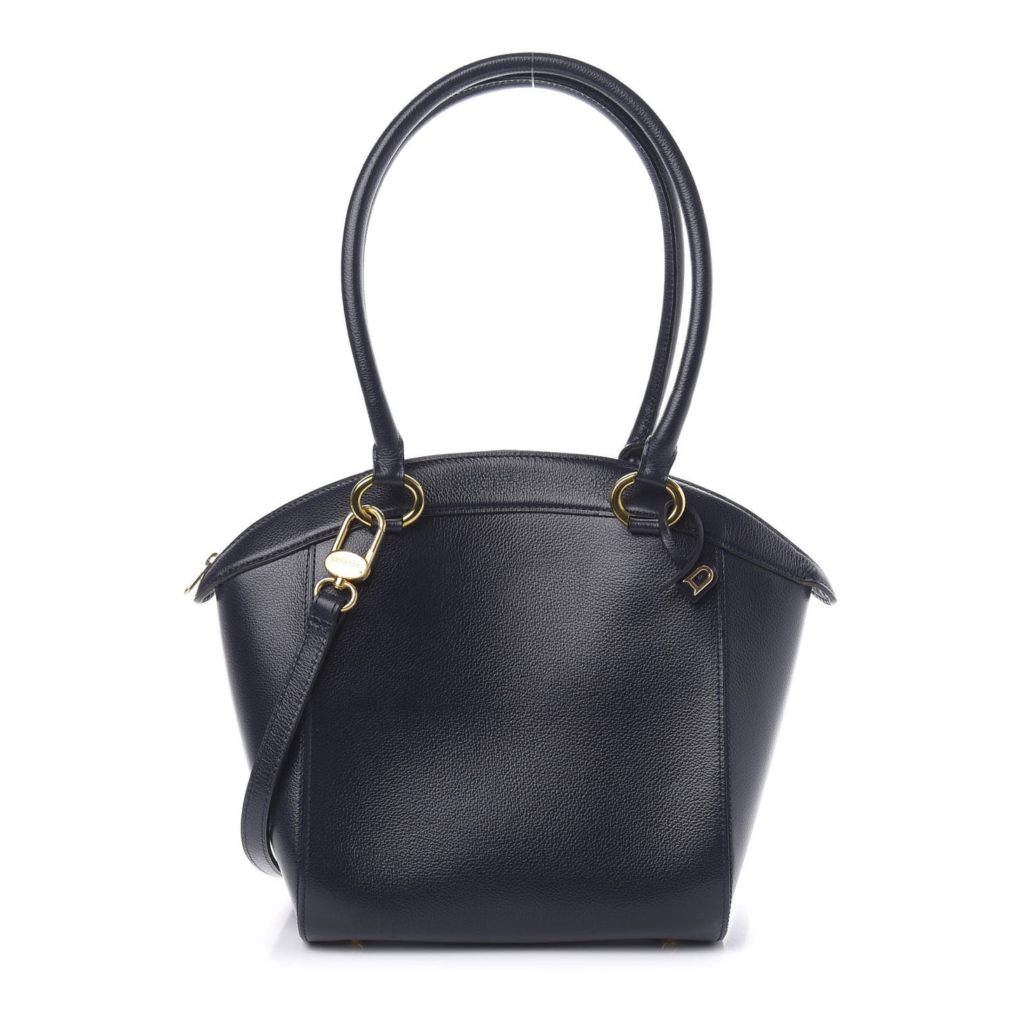 Grained Calfskin Charme Tote Jumping Marine
