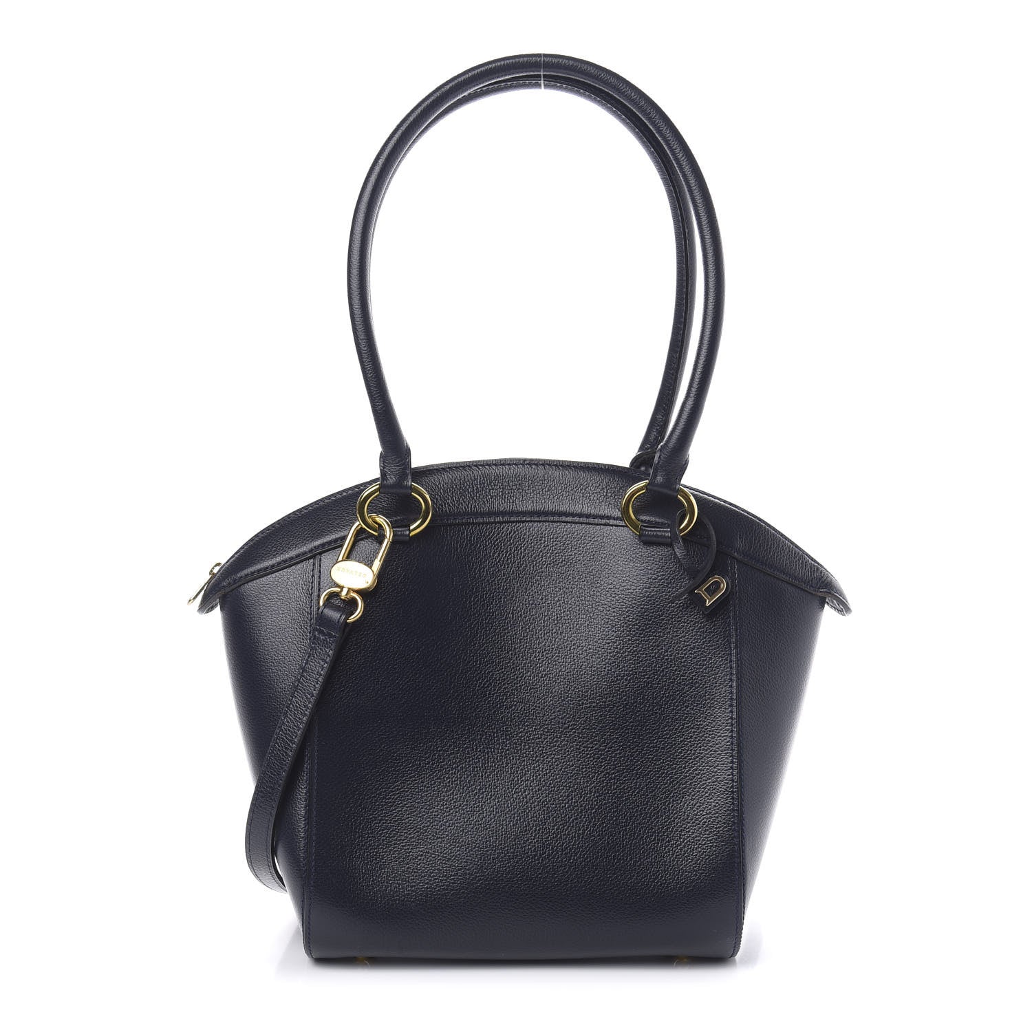 Delvaux Grained Calfskin Charme Tote Jumping Marine 1 of 12