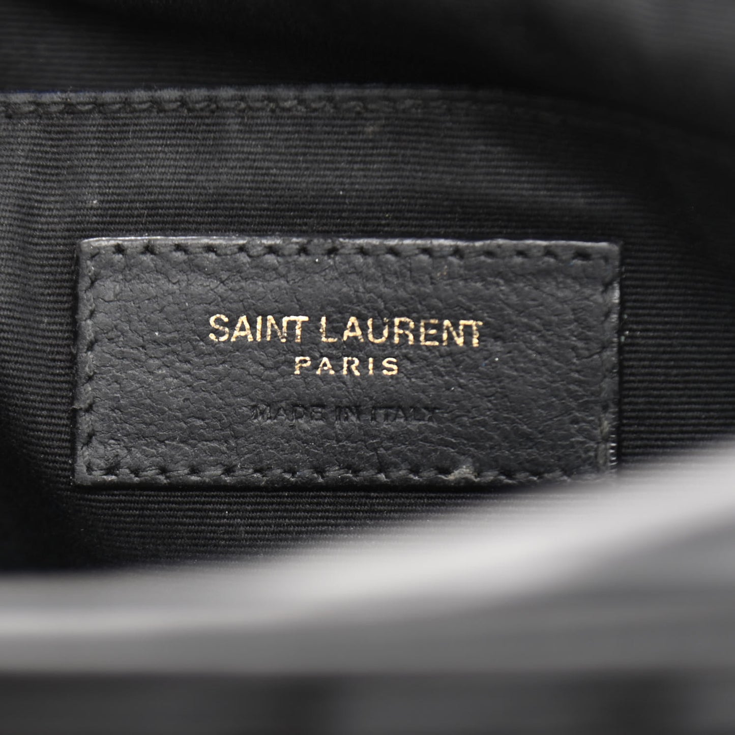 Calfskin Matelasse Monogram Lou Camera Bag Black