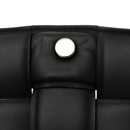 Bottega Veneta Lambskin Maxi Intreccio Padded Chain Cassette Crossbody Bag Black 11 of 12