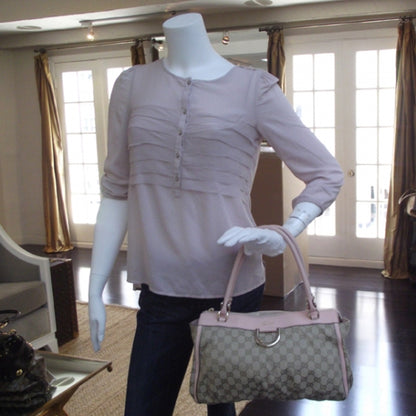 Gucci Monogram D Gold Boston Pink 2 of 13